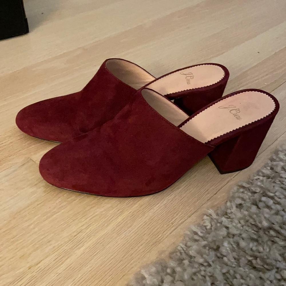 JCrew Burgundy 6.5 - Worn a couple of times.